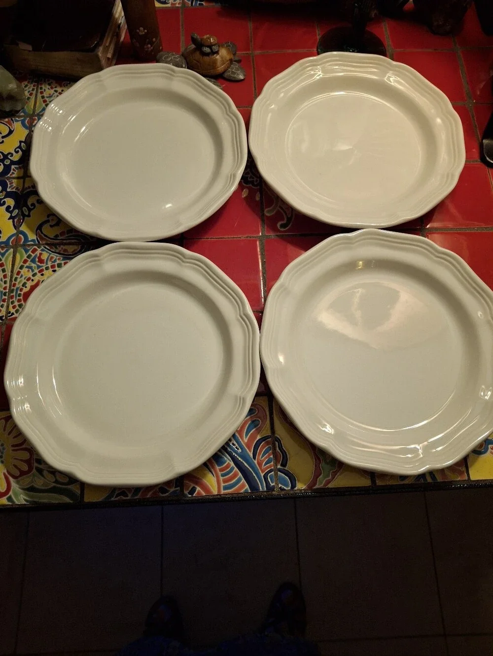 MIKASA FRENCH COUNTRYSIDE SALAD DESSERT PLATES 7 7/8